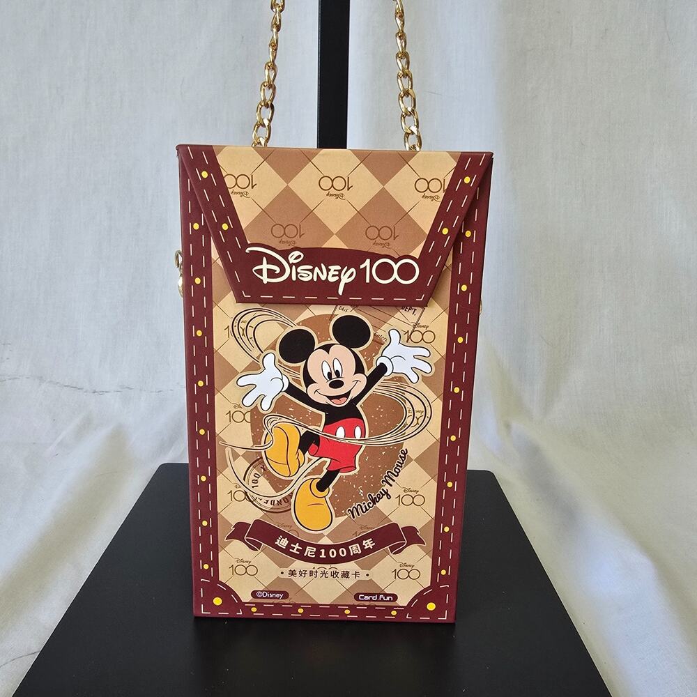 Card Fun Disney 100th Anniversary Wonderful Moments Crossbody Box Bag (no cards)